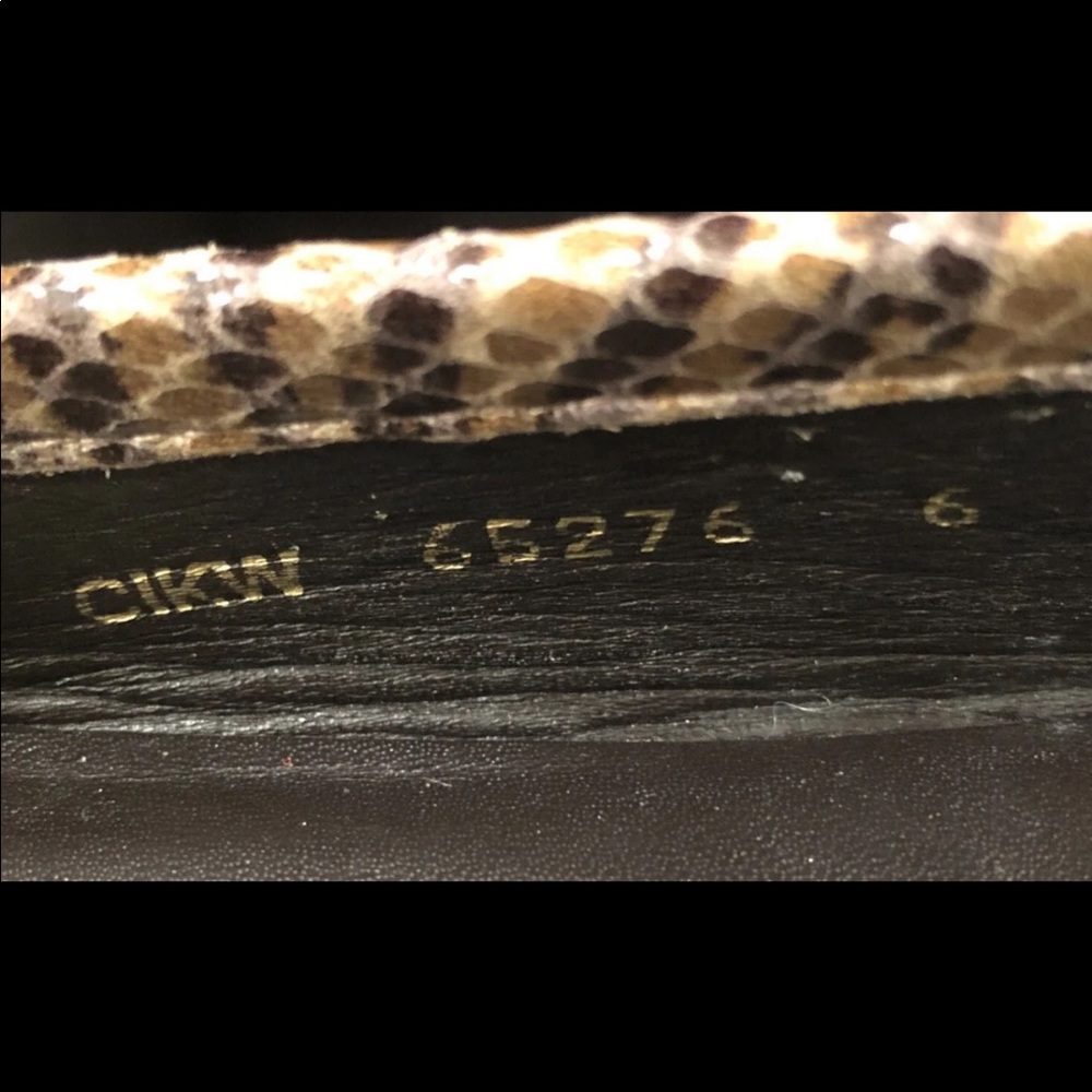 Stuart Weitzman Python Leather Loafers - image 8